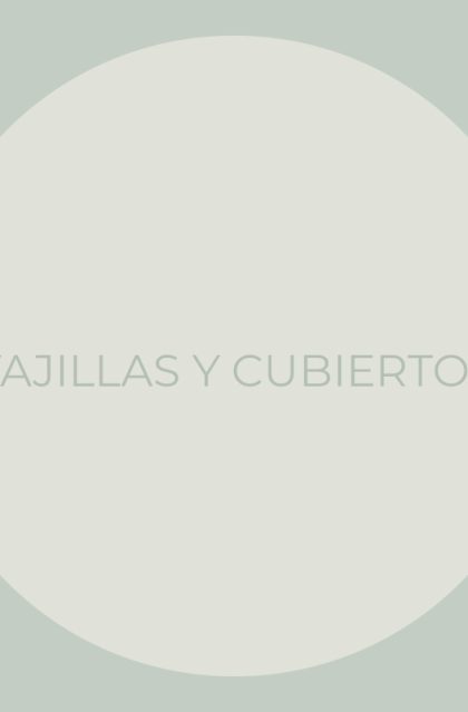 Vajillas y Cubiertos