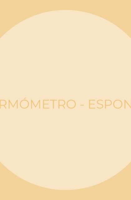 Termómetro - Esponja